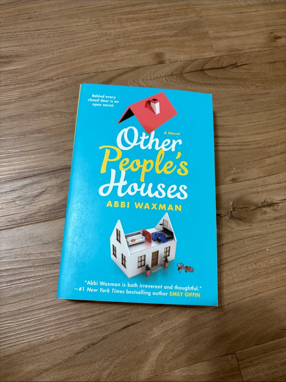 Other People's Houses by Abbi Waxman - Bright Turquoise Paperback